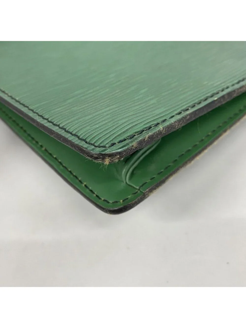 Louis Vuitton Briefcase Epi Porte Documents Bandouliere Borneo Green